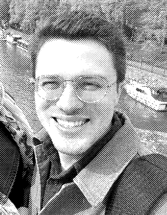 Halftone portrait of John Klingelhofer